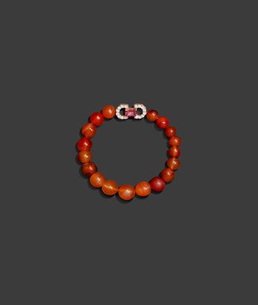 Carnelian Rubelite Micro Infinio
