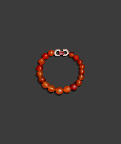 Carnelian Rubelite Micro Infinio