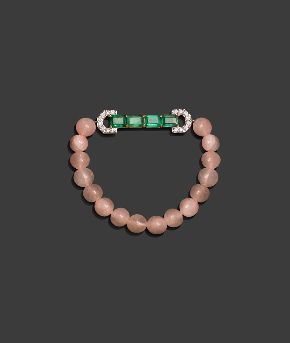 Rose Quartz Emerald Infinio