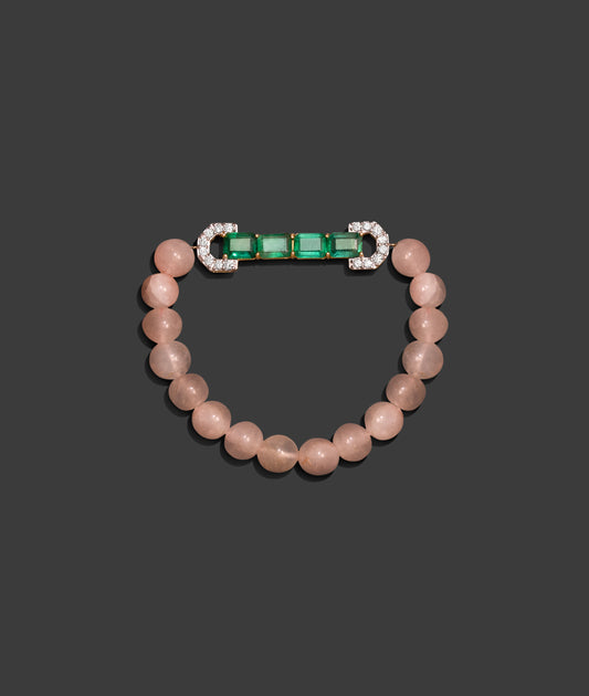 Rose Quartz Emerald Infinio